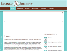 Tablet Screenshot of businesssorority.com